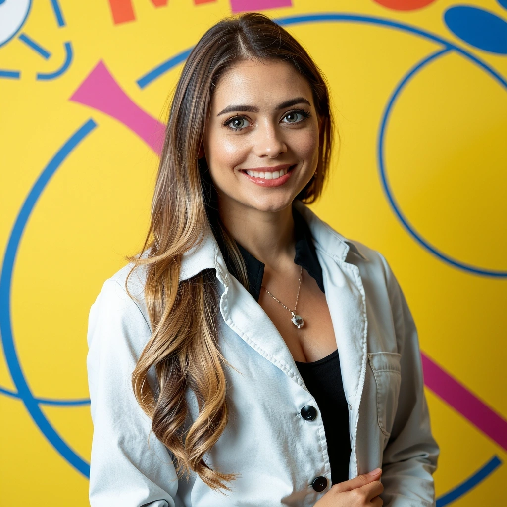 Portret profesional al unui specialist în social media.